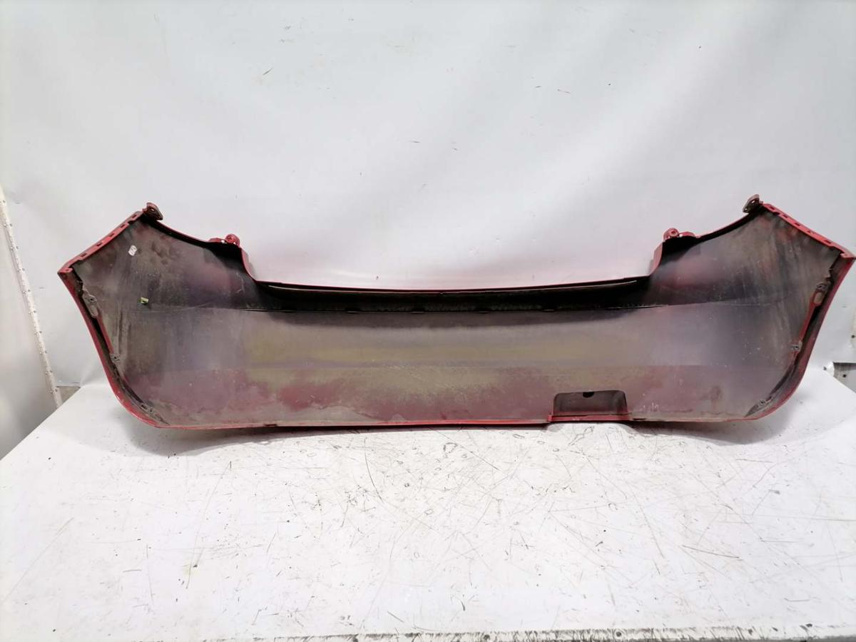 Skoda Fabia 2 5J original Sto&szlig;stange Stossf&auml;nger hinten Coridarot LF3K Flie&szlig;heck Bj.2012